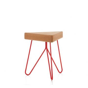 TRES STOOL TABLE RED  -  Galula